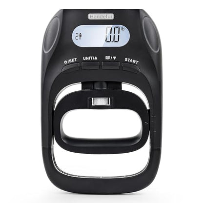Grip Strength Tester Trainer - Dynamometer Handgrip Measurer Meter, Handheld Strengthener Exerciser for Sports, School, and Home Use