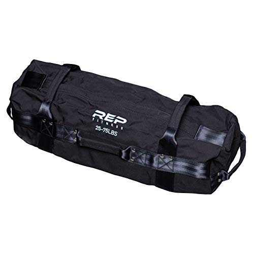 REP Fitness Sandbags - Heavy Duty Workout Sandbags for Training, Cross-Training Workouts, Fitness, Exercise and Military Conditioning - Multiple Sizes and Colors - color: Medium-Black