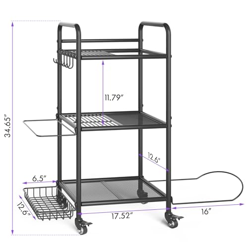 Home Gym Storage Rack Exercise Equipment Storage Organizer for Yoga Mat Dumbbells Kettlebells Foam Roller Yoga Strap & Resistance Bands, Ideal Yoga Mat Holder & Workout Equipment Organizer