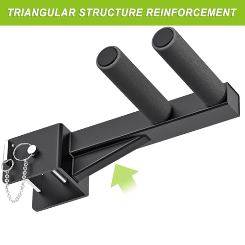Nordic Hamstring Curl Attachment, Dip Bar, Belt Squat & Safety Spotter Arms for 2"x2" & 3"x3" Power Racks, Home Gym Strength Training Accessories