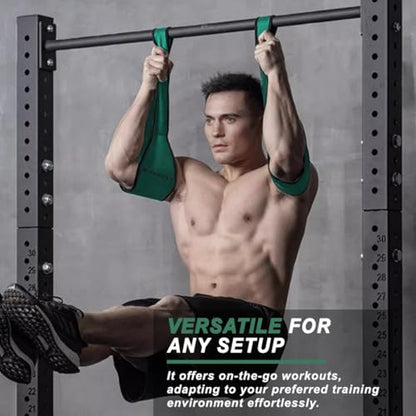 Ab Slings Straps Portable for Pull Up Bar Hanging Leg Raiser Fitness