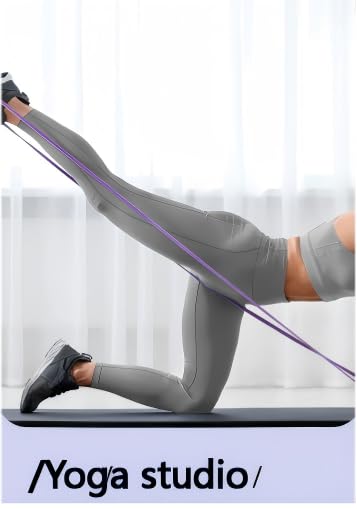 Resistance Bands Set, Loop Bands for Strength Training, 4 Levels (5-15, 15-35, 30-60, 40-80 Lbs), Latex, Multi-Color, Pull Up Assistance