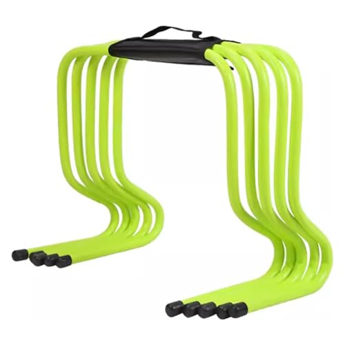 Portable Mini Agility Hurdles Set, Adjustable Height for Speed Training, Ideal for Football and Athletic Jumping Drills