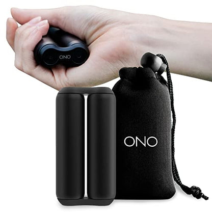 ONO Roller - Handheld Fidget Toy for Adults | Help Relieve Stress, Anxiety, Tension | Promotes Focus, Clarity | Compact, Portable Design (Black, Full Size - Aluminum) - size: Full Size, style: Aluminum - Black