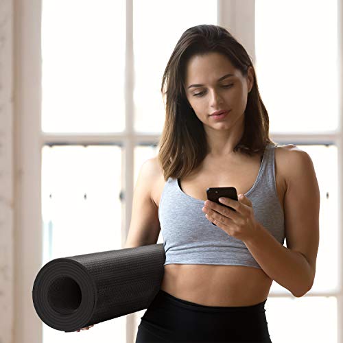 CAMBIVO Yoga Mat for Women and Men, Extra Long and Wide Exercise Mat(72"x48"/84"x30"), Large Non Slip Workout Mat for Yoga, Pilates, Fitness, Barefoot Workouts, Home Gym Studio - size: 84" x 30" x 6mm
