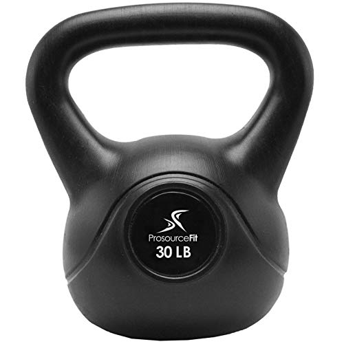 ProsourceFit Vinyl Plastic Kettlebell from 10, 15, 20, 25, 30 and 35 lbs - style: 30lb