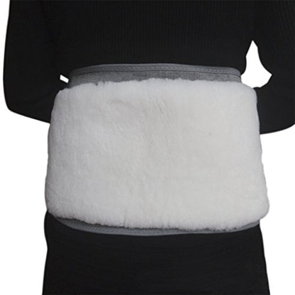 Men Women Winter Thicken Thermal Cashmere Waist Warmer Lumbar Support Belt Cozy Warm Abdominal Protector Stomach Body Wrap Band Back Brace Kidney Binder Grey