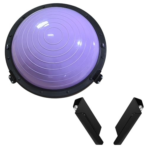 Balance Ball Holder Wall mount,Half Exercise Ball Storage Bracket for Strength Fitness Ball,Yoga Stability Ball Rack Organizer for Home Gym Workouts