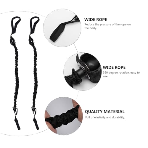 Abdominal Wheel Elastic Rope - Resistance Bands for Core Strength Training Multi-Functional Ab Roller with Cloth Cover for Home and Gym Use
