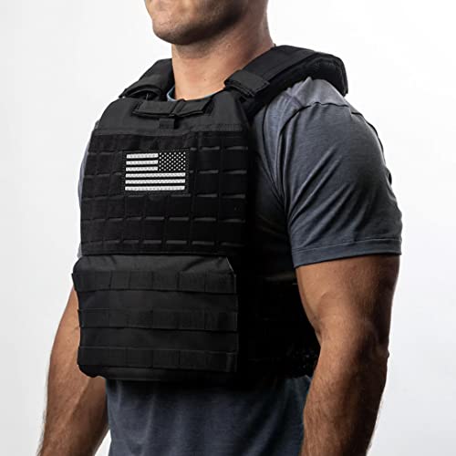 PETAC GEAR Weighted Vest For Men Workout Adjustable Strength Training Vests for Workouts Running Endurance Women Gym Fitness Weight Clothing - color: BK（Vest Only）