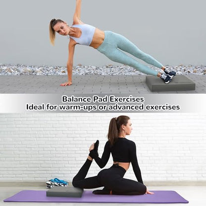 Fitvids Balance Pad, Nonslip Foam Balance Pad, Professional Foam Exercise Pad for Fitness, Stability Training and Physical Therapy, Multiple colors