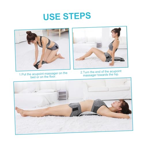 Lumbar Back Stretcher for Spine Corrector and Massage Device for Home Use Back Arch Support and Relaxation Tool