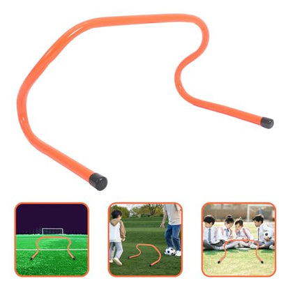 TEHAUX 2pcs Plastic Speed Hurdles Agility Training Equipment 23cm Lightweight Football and Basketball Drill Obstacles for Youth Athlete Speed and Agility Practice