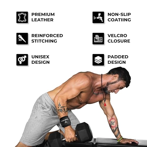 Weight Lifting Hooks, Padded Weight Lifting Straps Wrist Straps for Men and Women, Premium Deadlift Straps for Weightlifting and Powerlifting, Weight Lifting Gloves for Pull Ups