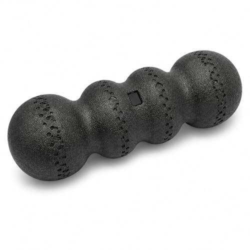 Double Peanut Massage Roller for Deep Tissue Relief, Spinal Alignment Gap, Micro-Perforation Texture, Back, Neck & Leg Recovery