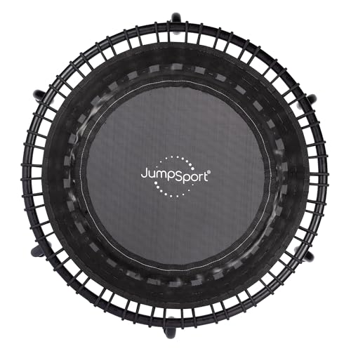 JumpSport 39" Premium Fitness Trampoline Exercise Rebounder 30 Adjustable Bungees 275 lb Wt. Rating