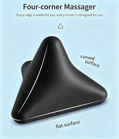 Manual Trigger Point Massage Tool Manual Massager Ball for Muscle Knot Deep Tissue Relief Myofascial Release Physical Therapy Hip Hand Back Small Massager Ball for Plantar Fasciitis Pain Relief Black - color: Black