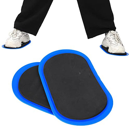 Discs Sliders for Home Workout Fitness Sliding Plate Core Training Equipment with EVA Pad for Leg Slimming Yoga Bodybuilding