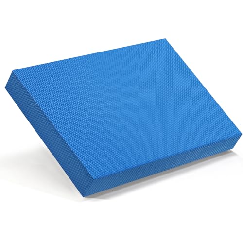 High-Density Balance Pad for Exercise,Non-Slip Foam Mat for Pilates, Fitness,Yoga, Core Training Physical Therapy, Knee Pad for Floor - color: Blue - XL - 20" x 16" x 2.5"