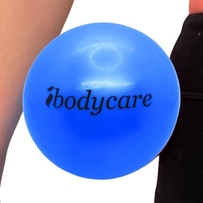 Pilates 4" (10cm) Mini Ball for AeroPilates, Yoga, Fitness, Strength, Mat Pilates - color: Blue