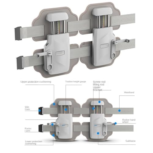 Lumbar Traction Device Decompression Belt Back Stretcher Spinal Decompression Devices Spine Pain Relief Scoliosis Support Belt Brace Scoliosis Treat Support Back Problems