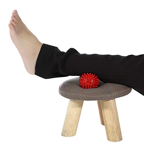 Spiky Massage Ball Peanut Massager Ball Fitness Exercise Mobility Peanut Ball Pain Muscle Steess Foot Myofascial Relief for Plantar Fasciitis Heel Foot Arch Pain (perple) - color: Perple