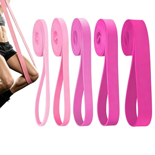 Fitness Resistance Band Set – Assisted Pull Up Support Bands, Multi Level Elastic Training Straps | Mobility Stretching Equipment for Strength Building Gym Home Rehabilitation Workouts