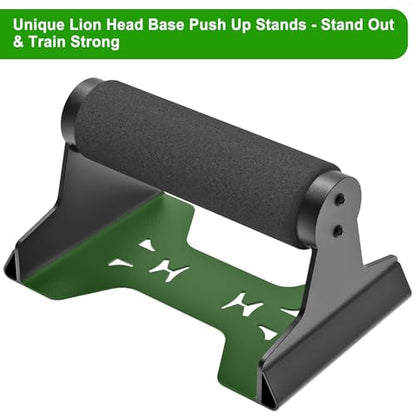 SELEWARE Wood Push Up Bars Steel Calisthenic Parallette Bars Handstand Bars - color: C: Foam Covered Grip (7.3"L x 4.1"H)