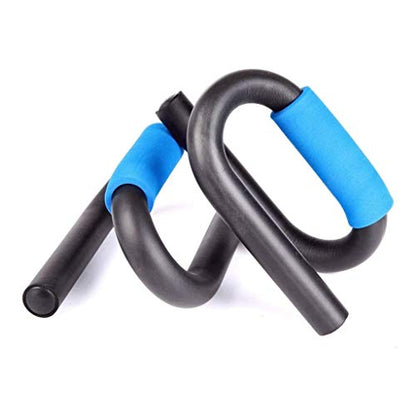 S Shape Push-up Stand Aluminium Alloy Home Fitness Chest Training Equipment