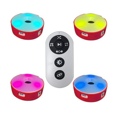 Intelligent reaction training light, Suitable for football, basketball, tennis, etc., tennis players to improve the reaction speed on the field, to help athletes quickly make the right reac(4pc）