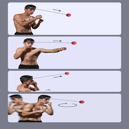 Weiaiji Boxing Reflex Ball, Training Boxing Equipment Combat Speed for Both Adults and Children, improving Hand Eye Coordination, Speed, and Combat Response