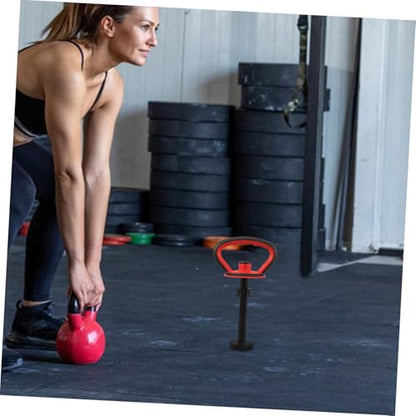 Adjustable Kettlebell Handle for Home Gym Weight Plate Converter for Versatile Strength Training Compact Design for Easy Storage and Multi Exercise Capability