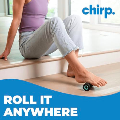 Chirp Wheel XR Foot Massage Roller - Targeted Massage for Plantar Fasciitis and Foot Fatigue, Arch Pain Relief, and Muscle Recovery | High Density Foam Exercise Equipment, 500lbs Capacity, 2" Mint