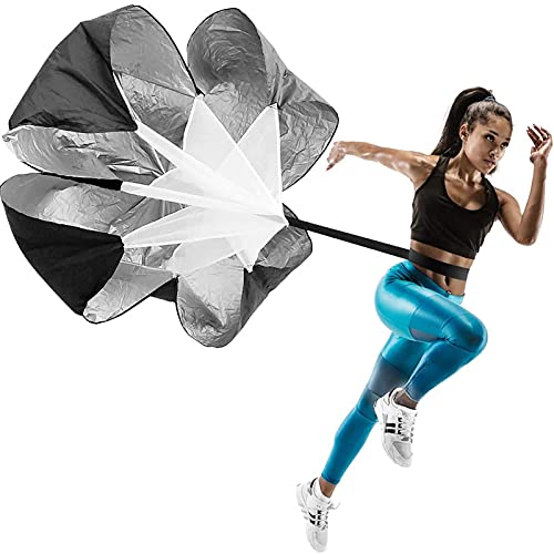 Resistance Parachute 35.4'' Speed Training Resistance Parachute, Wind Resistance Training Tool Running Umbrella, for Fitness Explosive Power Training