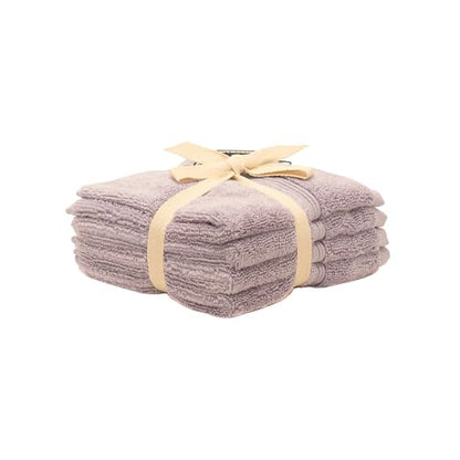 Mosobam Turkish Washcloths, 12 Pack, 13 x 13 in, 700 GSM, Lavender Aura - color: Lavender Aura, size: Washcloths, Set of 12
