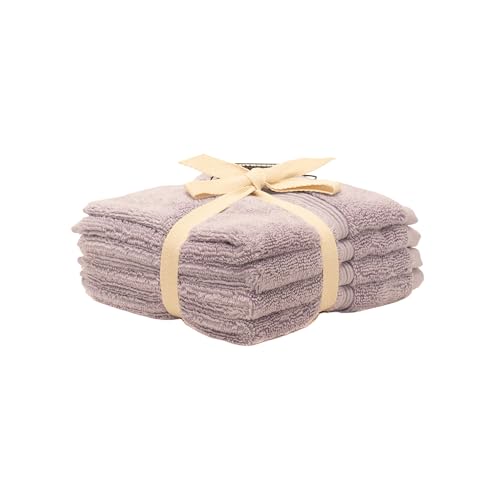 Mosobam Turkish Washcloths, 8 Pack, 13 x 13 in, 700 GSM, Lavender Aura - color: Lavender Aura, size: Washcloths, Set of 8