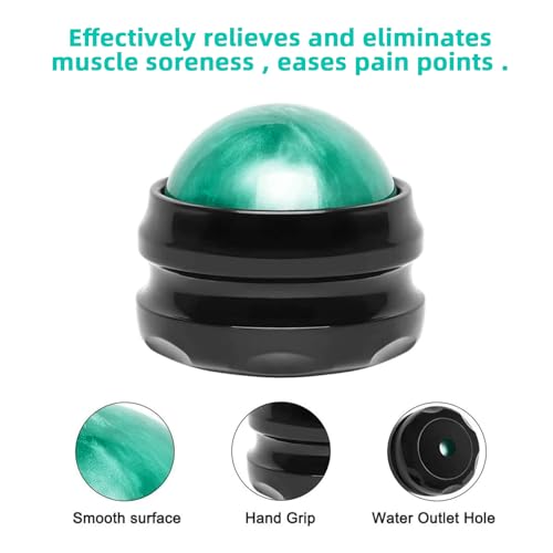 WOVTE Massage Ball, Lacrosse Balls, Self Massage Tool for Sore Muscles, Shoulders, Neck, Back, Foot, Body, Deep Tissue, Trigger Point, Muscle Knots, Yoga and Myofascial Release (Green) - color: Green