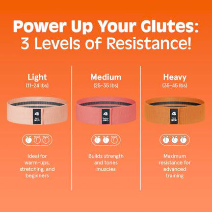 Retrospec Engage Resistance Booty Bands - color: Perfect Peach