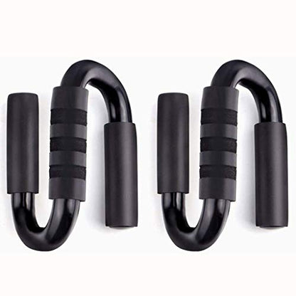 S Shape Push-up Stand Aluminium Alloy Home Fitness Chest Training Equipment