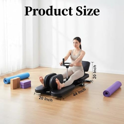 Heavy-Duty Steel Split Machine, 400lbs Leg Press, 240°Rotation Abductor Calf Stretcher for Home/Gym/Dance Studio, Portable Gym Equipment for Women/Dancers/Yoga