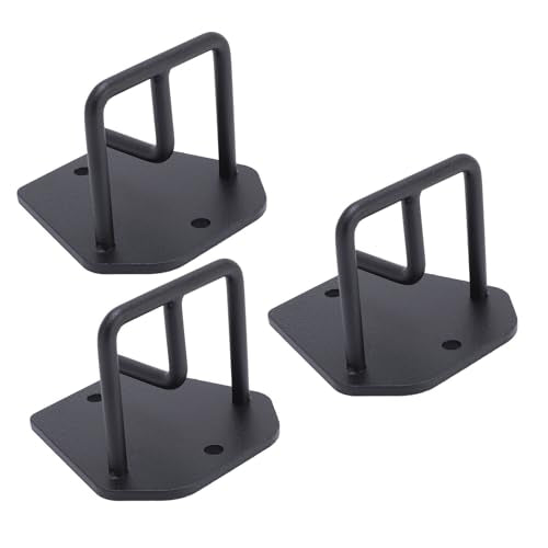 L Shaped Exercise Band Wall Anchor Heavy Duty Metal Mount for Home Gym Space Saving Workout Anchor with 300lbs Capacity