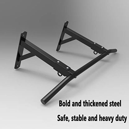 Wall Mounted Pull Up Bar,Heavy Duty Strength Training Bar With Sturdy Base,Sandbag Swing Resistance Band Suspension Bars,661 Lbs