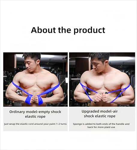 𝘀𝗮𝗻𝘀𝗲𝗻𝘄𝗮𝗻𝘄𝗼 Boxing Resistance Bands for Speed, Strength – Ideal for Fighters, Fitness Enthusiasts to Enhance Combat Techniques and Home Training with Varied Resistance Levels - color: Blue