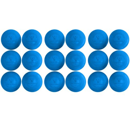 GCA Pro Lacrosse Official Game Ball NFHS College Approved Velocity 6 Pack LAX Field Tournament Rubber Practice (Blue, 6 Balls)