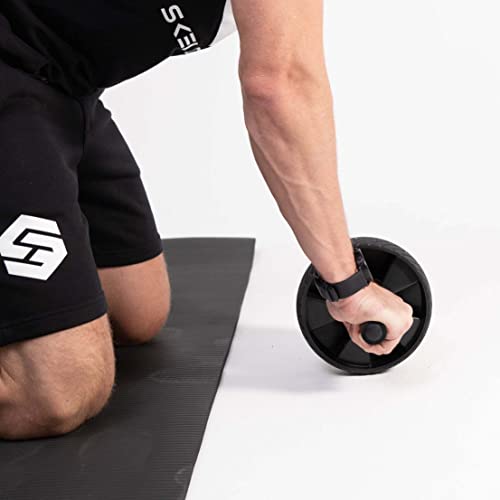 Ab Wheel Roller for Core Strength – Non-Slip Handles Exercise Roller for Abs, Portable Fitness Equipment for Home Gym – Ideal for Men & Women