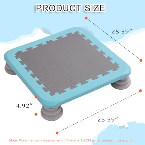 Mini Trampoline for Toddlers, Kids Tranpoline Indoor/Outdoor with Silent Non-Slip Base for Toddlers Ages 3-12, Toddler Small Fitness Rebounder Game,Orange