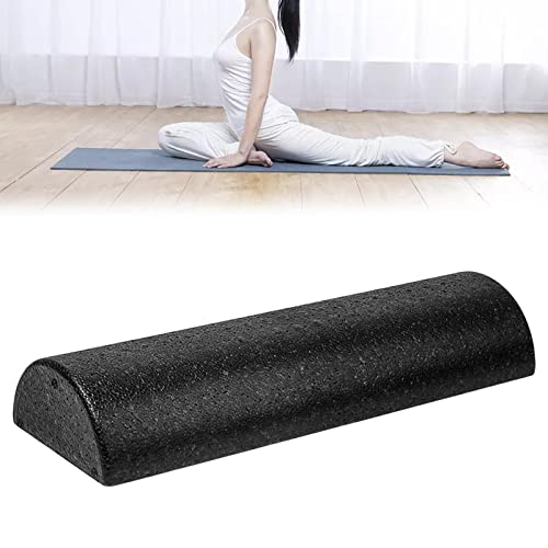 Harilla Yoga Column Roller High Density Equipment Balance Training Half Foam Roller Yoga Brick for Exercise Gym, 45x15x7.5cm