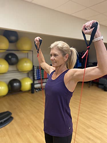 Exerband Triple Tube Exercise Starter Kit, 3 Bilateral Tubes, 1 Web Anchor Strap, and 1 Instruction Sheet, Portable Resistance Training Kit, Designed to Fit Any Standard Door, Resistance Tubes with