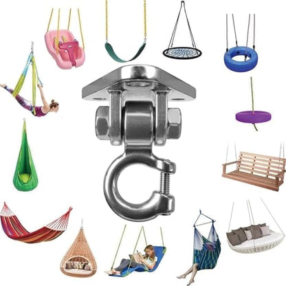Heavy Duty Swing Hangers Swing Hanging Chairs Hammocks Hooks Hanging Snap Hooks Screws Bolt, Swing Set Bracket for Inddor Outdoor Playgrounds Yoga - size: Styel 2 PS