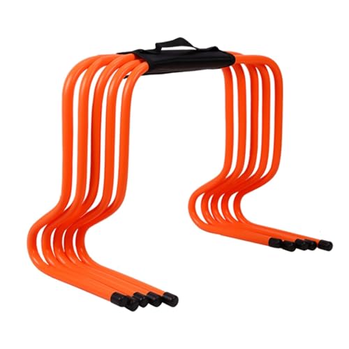 Agility Training Mini Hurdles, Lightweight Portable Agility Speed Hurdles, Soccer Training Equipment with Carry Bag, for Indoor and Outdoor Sports(50cm/20in)
